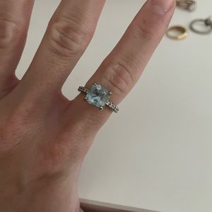 Aquamarine Gemstone Ring